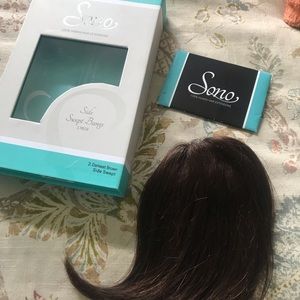 Clip in Bangs (dark brown )